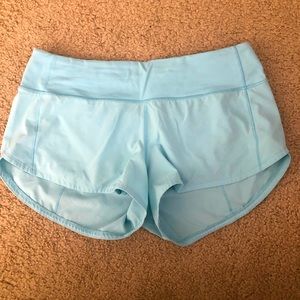 Hydra Blue Lululemon Speed Up Short 2.5